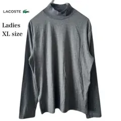 け*ん様 LACOSTE ラコステ 長袖 カットソー タートルネック レディース