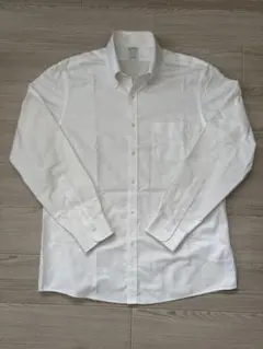 Brooks Brothers ポロカラーシャツ 16-34オックスフォード 白
