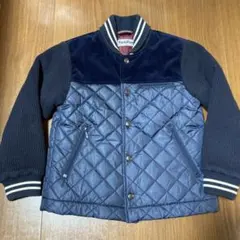 訳あり ファミリア　異素材 キルティング ジャケット ブルゾン　120