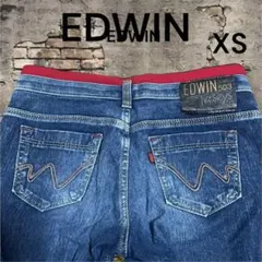 EDWIN503jerseys ブルー　デニム　ストレッチ　XS