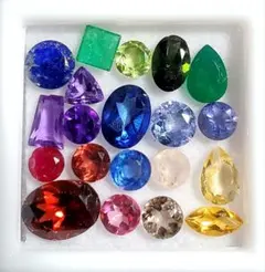 ひ*ご様 【ケース付き】20石 宝石 ルース 天然石セット