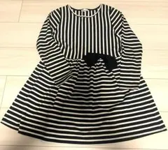 a.v.v 女児　ワンピース　ボーダー　140 フォーマル　カジュアル　avv