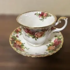 ROYALALBERT〝OldCountryRose” コーヒーカップ&ソーサー - メルカリ