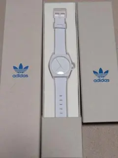 【未使用】adidas ラバーベルト オールホワイトのサムネイル