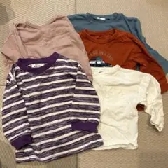 長袖カットソーセット 5点セット　９０センチ