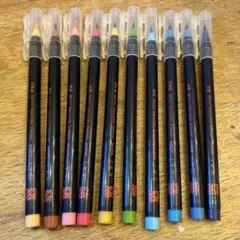 あかしや 水彩毛筆「彩」10色セット