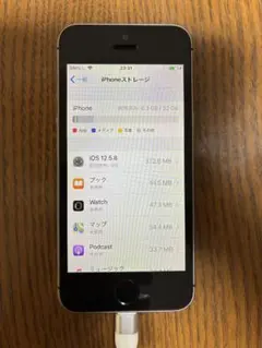 Apple iPhone5s 32GB スペースグレー　初期化済み