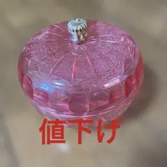 美品 メロン型 小物入れ ポップ プラスチック キャンディポット 昭和
