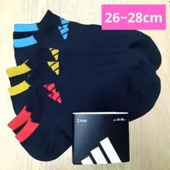 ①アディダス　26−28cm　adidas　メンズソックス