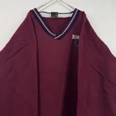 90s ONEITA USA製 ロゴスウェット トレーナー ボルドー