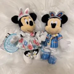 ミッキー・ミニー イースターぬいぐるみ 2016