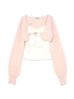 BUBBLES リボンニットアンサンブルのサムネイル