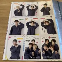 TravisJapan 厚紙カード デタカ WINK UP