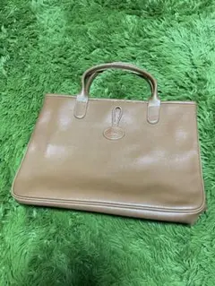 あ*。様 【最終値下】LONGCHAMP ブラウン レザー ハンドバッグ