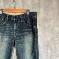 美品 EDWIN デニムハーフパンツ 色落ち ヴィンテージ加工 おしゃれ