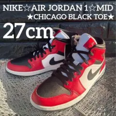 NIKE☆AIR JORDAN 1★CHICAGO BLACK TOE★27cm