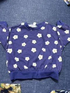 花柄・ハート柄トレーナー2点セット