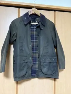 【土日値下げ】Barbour オイルジャケット　キッズL バブアー　レディースのサムネイル