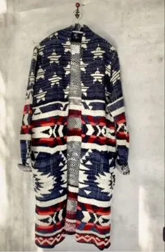 【未使用】Anti Ballistic 幾何学模様 ニットカーディガン