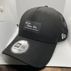 New Era メッシュキャップ 9FORTY BLACK PATCH