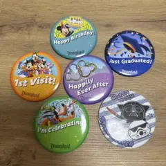 『アメリカディズニー限定』ディズニーピンバッジ 6個セット