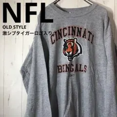 オールドNFL☆☆激シブなタイガーデザイン入り☆☆カレッジ感がたまらないです☆のサムネイル