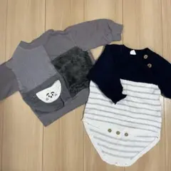 コトリ⭐️ロンパース⭐️ボーダー⭐️シナぷしゅトレーナー⭐️セット
