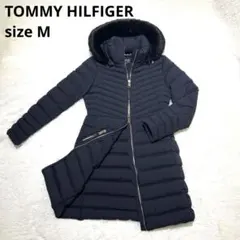 最終値下げ　美品　トミーヒルフィガー　ロングダウンジャケット フード付き　XS 最終値下げ 美品 トミーヒルフィガー ロングダウンジャケット