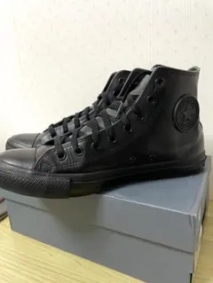 ［廃盤］converseコンバース ブラックモノクローム レザー　本革
