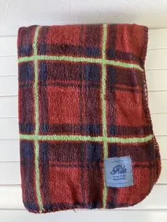 リラブランケットＳ　チェックRD ひざ掛け