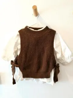 ブラウン ベスト Sサイズ 90