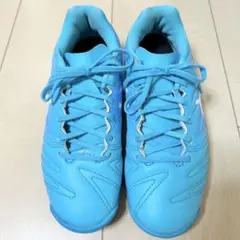水色 サッカーシューズ　トレーニングシューズ　フットサル　21cm