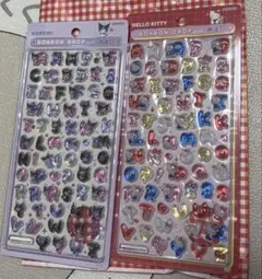 【正規品】 サンリオ 文字 ボンボンドロップシール キティ クロミ