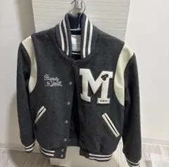 Beauty & Youth スタジャン グレー S