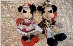 ディズニーぬいぐるみバッジ テーブルイズウェイティング ファイナル ミキミニ2体