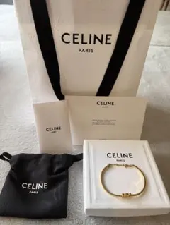 CELINE トリオンフ ブレスレット ゴールド