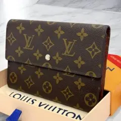 極美品✨️ルイヴィトン　モノグラム　ポシェット　パスポール　三つ折り財布　財布