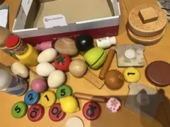 erzi エバート HABA 木のおままごと　新品・中古 ERZI木のおままごと お料理セット | ドイツ木製おままごと かい