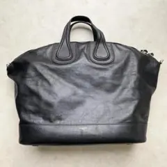 GIVENCHY ジバンシィ ナイチンゲール レザートートバッグ 黒 大型 A4のサムネイル