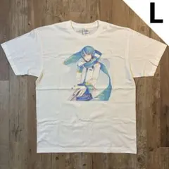 【未使用美品】KAITO プリントTシャツ　ボーカロイド　ボカロ　初音ミク　L