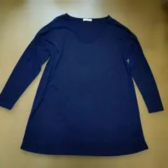 niko and…ネイビー 長袖Tシャツ・チュニック　カットソー