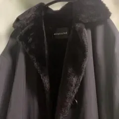 ミズイロインド　ボアロングコート