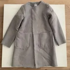 ムートン風　コート　Ocean &Ground 秋冬　150cm グレー