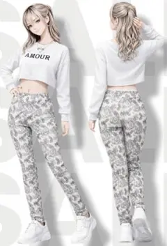 ウエストゴム スキニーパンツ