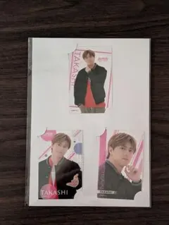 TAKASHI 写真カード 3枚セット