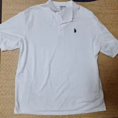 U.S. POLO ASSN. ポロシャツ ホワイト F
