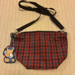 familiar チェック柄ポシェット 廃盤品 希少 - メルカリ