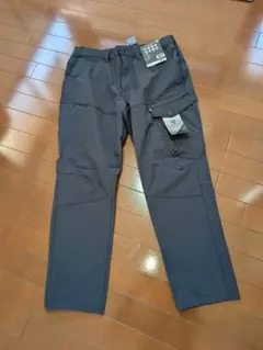 新品 ワークマン ワンダーストレッチハイパーカーゴパンツ LL ネイビー 細身