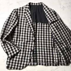 SOVEREIGN UNITED ARROWS ヘンプ混 チェック柄 テーラードのサムネイル