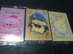 ポムポムプリン　ウエハース カードセット　3枚セット